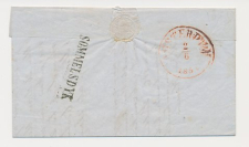 Naamstempel Sommelsdyk - Dirksland - Amsterdam 1851