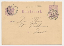 Naamstempel Sommelsdijk - Rotterdam - Dordrecht 1881