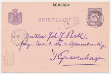 Naamstempel Someren - Helmond - s Gravenhage 1883