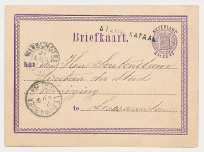 Naamstempel Stadskanaal - Winschoten - Leeuwarden 1873