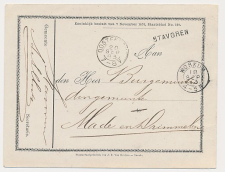 Naamstempel Stavoren - Workum - Oosterhout - Made Drimmelen 1883