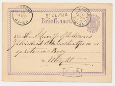 Naamstempel Stolwijk - Gouda - Utrecht 1875