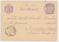 Naamstempel Terheiden - Breda - Roosendaal 1878