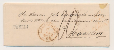 Naamstempel Twello - Amersfoort - Haarlem 1863