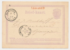 Naamstempel Ubbergen - Nijmegen 1872