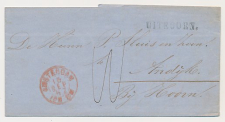 Naamstempel Uithoorn - Amsterdam - Hoorn - Andijk 1867