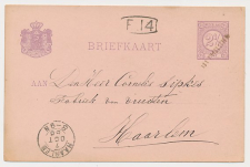 Naamstempel Uithoorn - Haarlem 1886