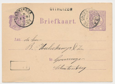 Naamstempel Uithuizen - Onderdendam - Groningen 1880