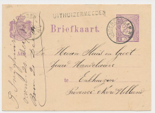 Naamstempel Uithuizermeeden - Onderdendam - Enkhuizen 1880