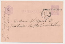 Zijldijk - Naamstempel Uithuizermeeden - Onderdendam 1886
