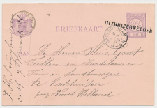 Zijldijk - Naamstempel Uithuizermeeden - Onderdendam 1886