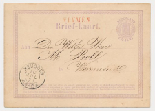 Naamstempel Vlymen - Heusden - Warmond 1871