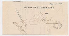 Naamstempel Vollenhove - Zwartsluis - Blokzijl 1880