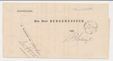 Naamstempel Vollenhove - Blokzijl 1883