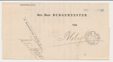 Naamstempel Vollenhove - Zwartsluis - Blokzijl 1880