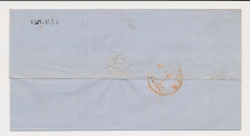 Naamstempel Voorst - Zutphen - Nijmegen 1860