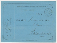 Naamstempel Vreeswijk - Utrecht - Woensdrecht 1880