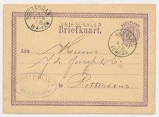 Naamstempel Vriesenveen - Almelo - Rotterdam 1876