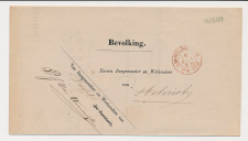 Naamstempel Vught - s Hertogenbosch - Helvoirt 1868