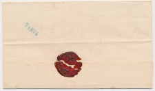 Naamstempel Wamel - Tiel - Driebergen 1863