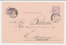 Naamstempel Wedde - Winschoten - Groningen 1891