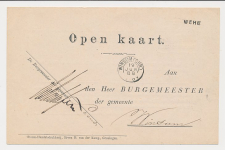 Naamstempel Wehe - Winsum 1888