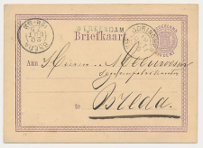 Naamstempel Werkendam - Gorinchem - Breda 1875