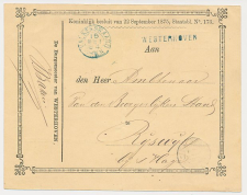 Naamstempel Westerhoven - Valkenswaard - Rijswijk 1884