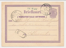 Naamstempel De Wijk - Meppel - Deventer 1875