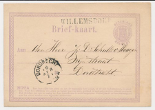Naamstempel Willemsdorp - Dordrecht 1871