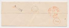 Naamstempel Winkel - Alkmaar - Amsterdam 1856