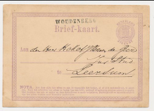 Naamstempel Woudenberg Leerdam 1872