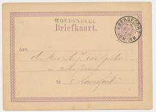 Naamstempel Woudenberg - Amersfoort  1878