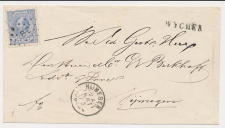 Naamstempel Wychen - Nijmegen 1873
