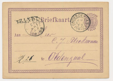 Naamstempel T Zandt - Onderdendam - Oldenzaal 1877