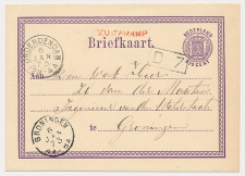 Naamstempel Zoltkamp - Onderdendam - Groningen 1873