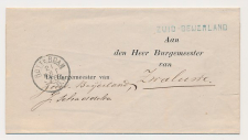 Naamstempel Zuid-Beijerland - Rotterdam - Zwaluwe 1878