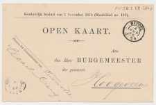 Naamstempel Zuidwolde (Dr) - Meppel - Hoogeveen 1892