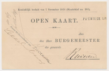 Naamstempel Zuidwolde (Dr) - Meppel - Ruinen 1893