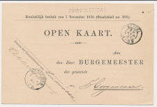 Naamstempel Zuidwolde (Dr:) - Meppel - Hoogeveen 1891