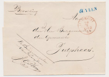 Naamstempel Zuylen - Utrecht - Jutphaas 1865