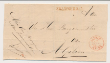 Naamstempel Zwammerdam - Alphen 1867