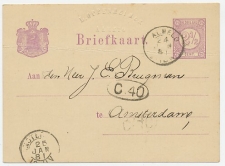 Briefkaart G. 18 Firma Blinddruk Almelo 1881
