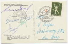 FDC / 1e dag Em. Luchtvaartfonds 1954