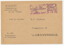Machinestempel Den Haag 1941 - Violet  - Distributie Dienst