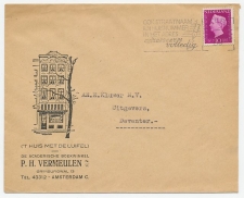 Firma envelop Amsterdam 1947 - Boekwinkel