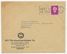 Firma envelop Alkmaar 1948 - Rubber Co. / Leeuw
