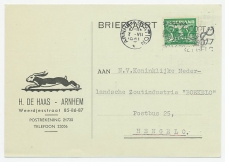 Firma briefkaart Arnhem 1941 - Haas