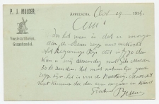 Firma briefkaart Apelscha 1914 - Molen 