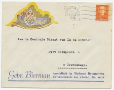 Firma envelop Amsterdam 1949 - Byouterieen